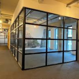 Glass Office Cabin